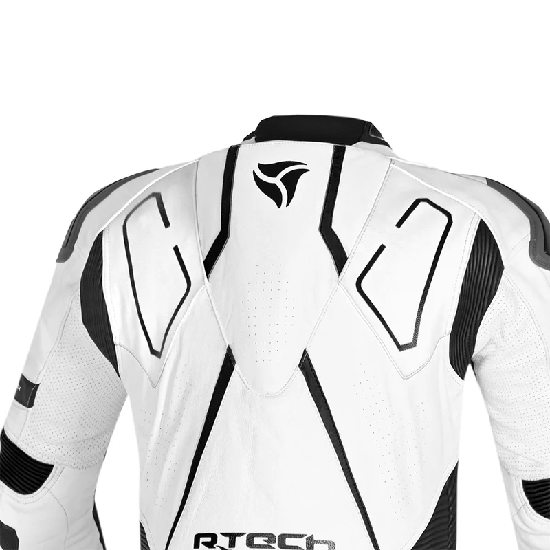 R-TECH RISING STAR 1 PC MONO DE MOTO HOMBRE BLANCO NEGRO