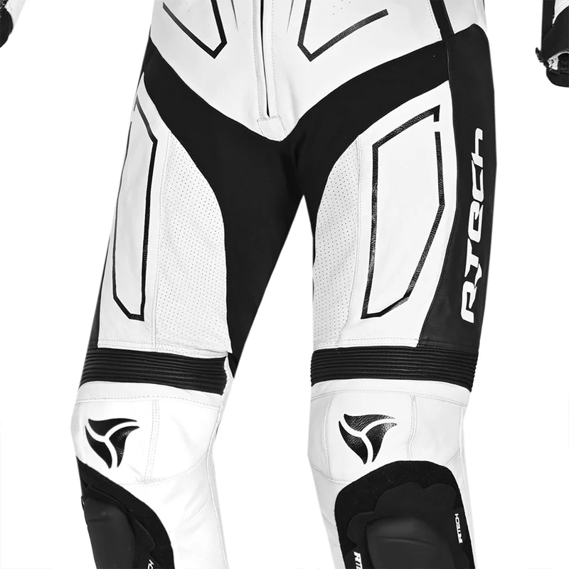 R-TECH RISING STAR 1 PC MONO DE MOTO HOMBRE BLANCO NEGRO