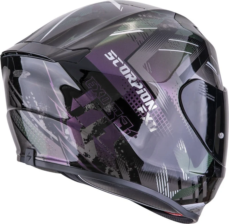 SCORPION CASCOS INTEGRALES EXO-391 CLUTTER NEGRO CAMALEÓN