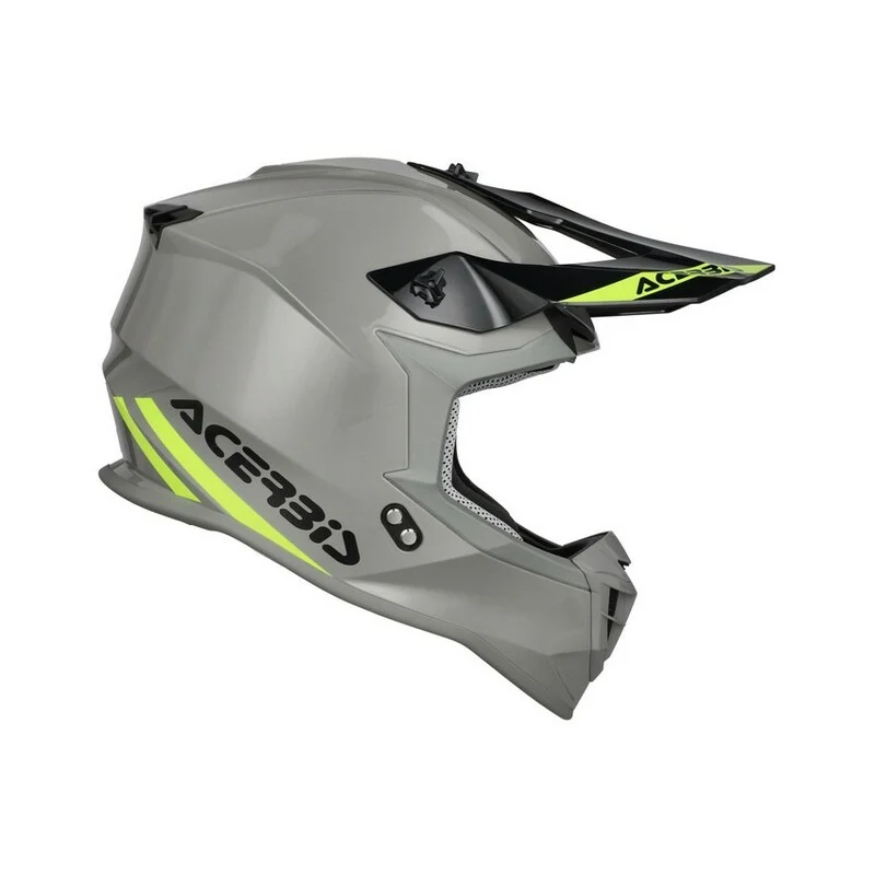 ACERBIS LINEAR 22-06 SOLID COLOR 131 CASCO MOTOCROSS DE MOTO GRIS 2