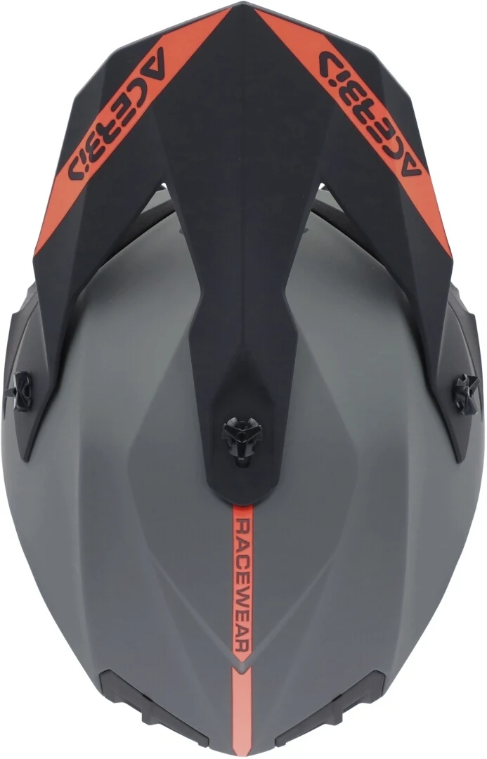 ACERBIS LINEAR 22-06 SOLID COLOR 130 CASCO MOTOCROSS DE MOTO GRIS