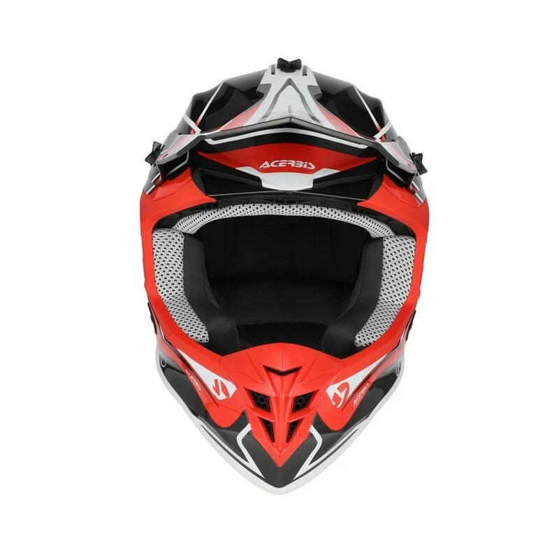 ACERBIS LINEAR 22-06 752 CASCO MOTOCROSS DE MOTO GRIS ROJO