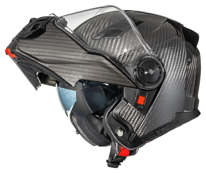 PREMIER LAND CRUISER CARBON CASCO MODULAR DE MOTOCICLETA