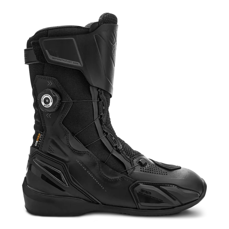 SHIMA TENEX IMPERMEABLE DE TURISMO BOTAS DE MOTO HOMBRE NEGRO