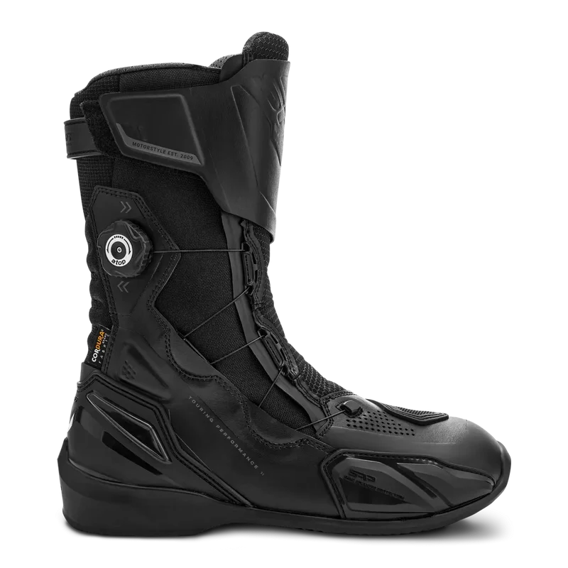 SHIMA TENEX IMPERMEABLE DE DE TURISMO BOTAS DE MOTO MUJER NEGRO