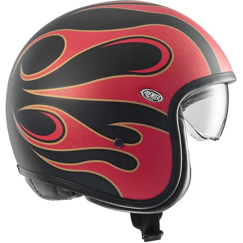 PREMIER CLASSIC FR2BM Estilo Retro Scooter Cara Abierta Casco