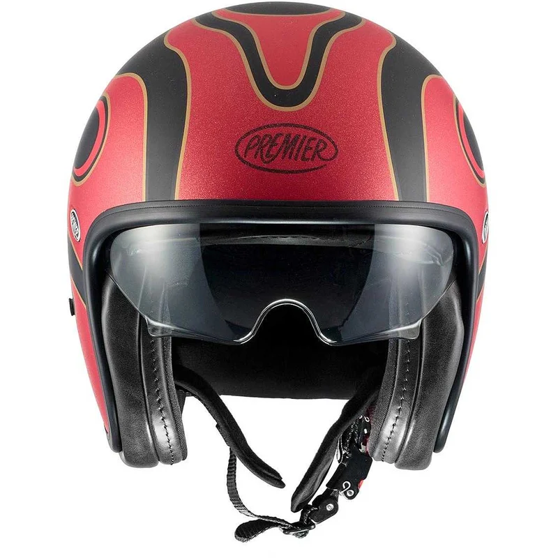 PREMIER CLASSIC FR2BM Estilo Retro Scooter Cara Abierta Casco