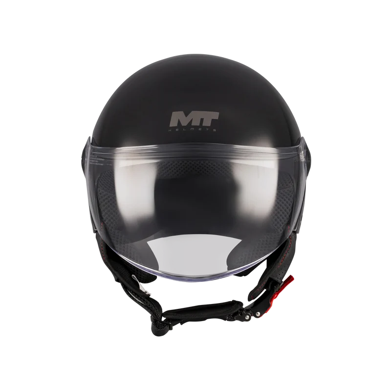 MT OF501 B STREET S PURE MODULAR CASCO DE MOTO A1 BRILLO