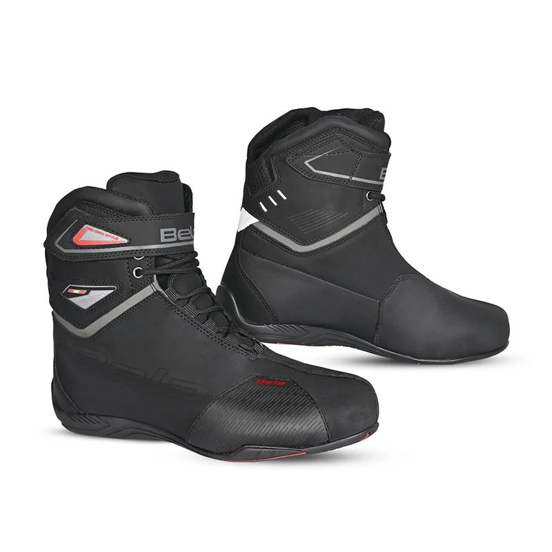 BELA BLAZE BOTAS DE MOTO DE HOMBRE PIEL NEGRO