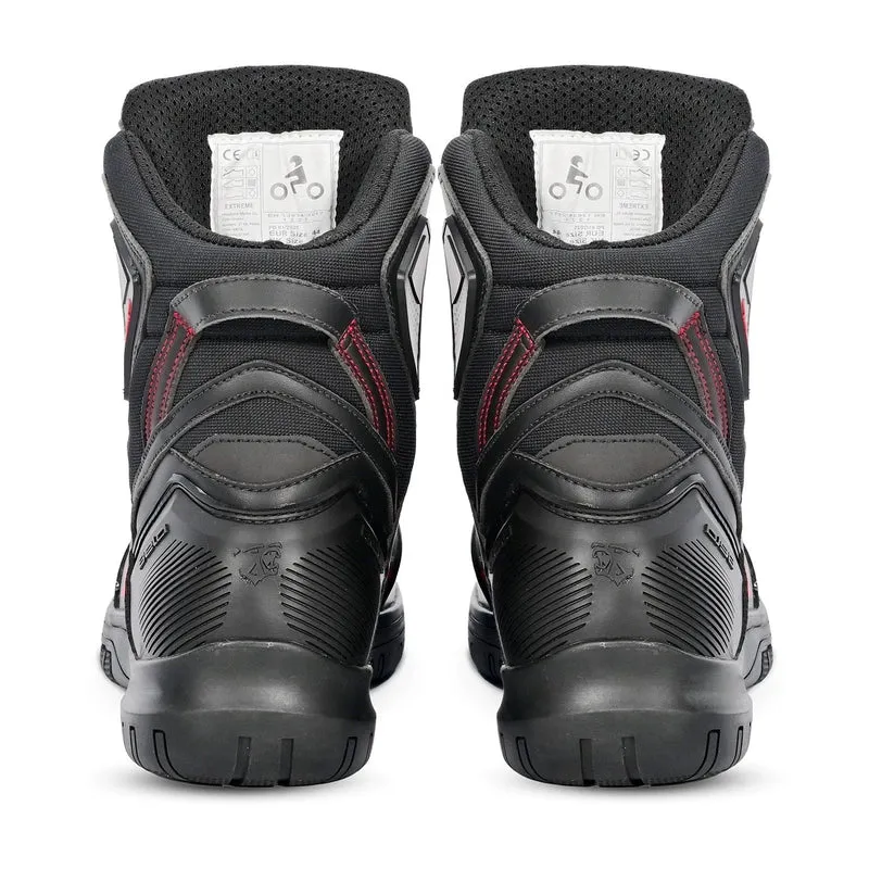 BELA EXTREME FORCE BOTAS DE MOTO NEGRO GRIS ROJO