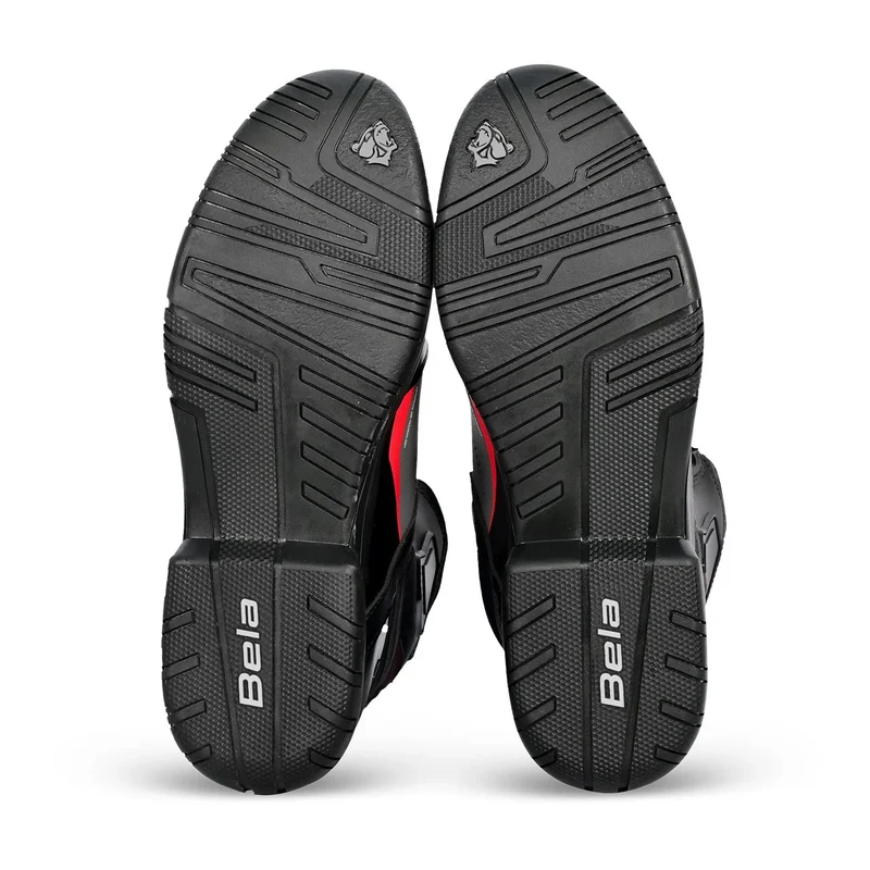 BELA EXTREME FORCE BOTAS DE MOTO NEGRO GRIS ROJO