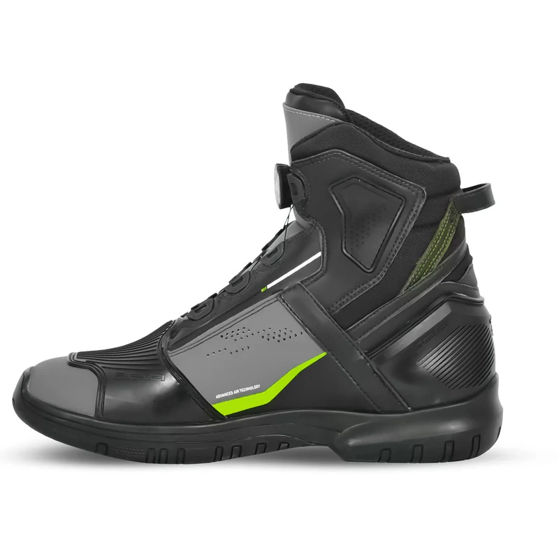 BELA EXTREME FORCE BOTAS DE MOTO NEGRO GRIS AMARILLO
