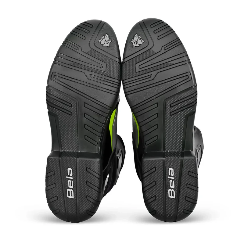 BELA EXTREME FORCE BOTAS DE MOTO NEGRO GRIS AMARILLO