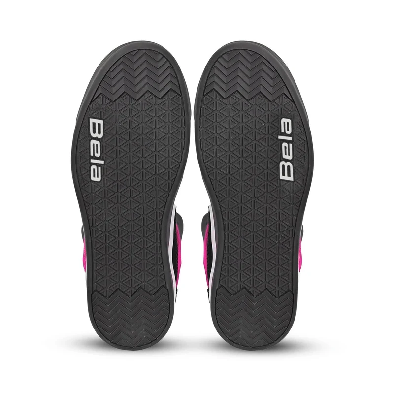 BELA ROVER BOTAS DE MOTO URBANAS DE MUJER NEGRO BLANCO FUCHSIA