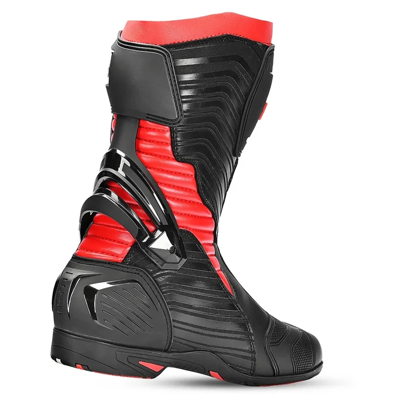 BELA AIR RIDER GP-1 BOTAS DE MOTO RACING NEGRO ROJO