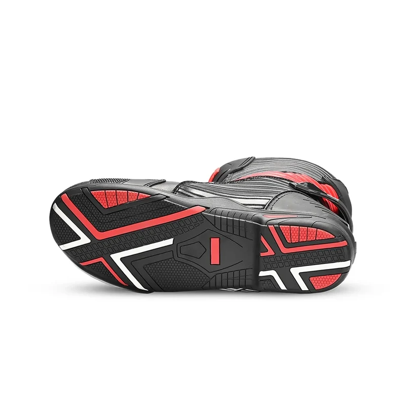 BELA AIR RIDER GP-1 BOTAS DE MOTO RACING NEGRO ROJO
