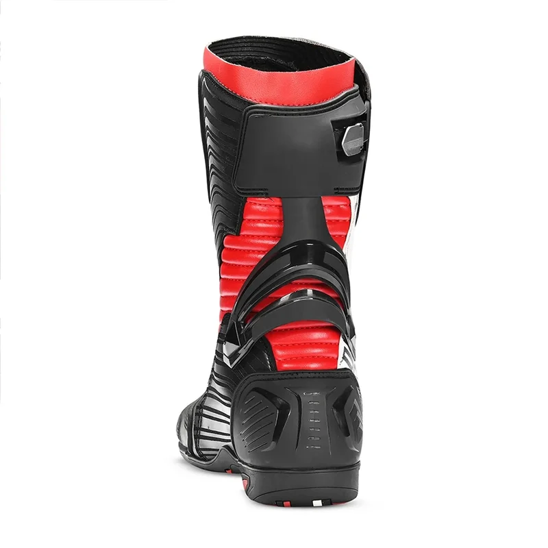 BELA AIR RIDER GP-1 BOTAS DE MOTO RACING NEGRO ROJO
