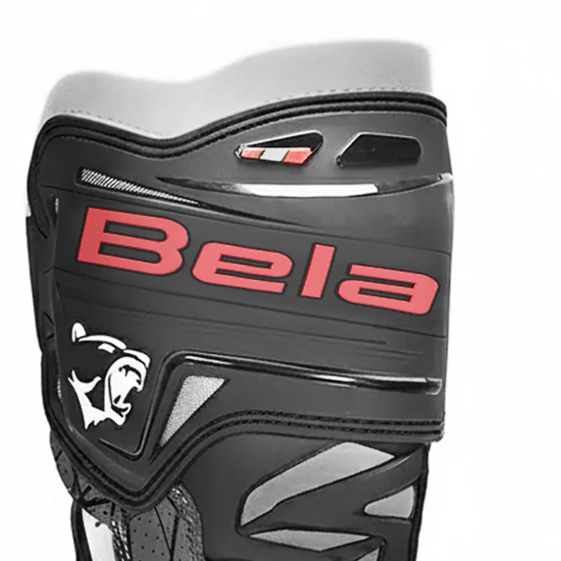 BELA AIR RIDER GP-1 BOTAS DE MOTO RACING NEGRO GRIS