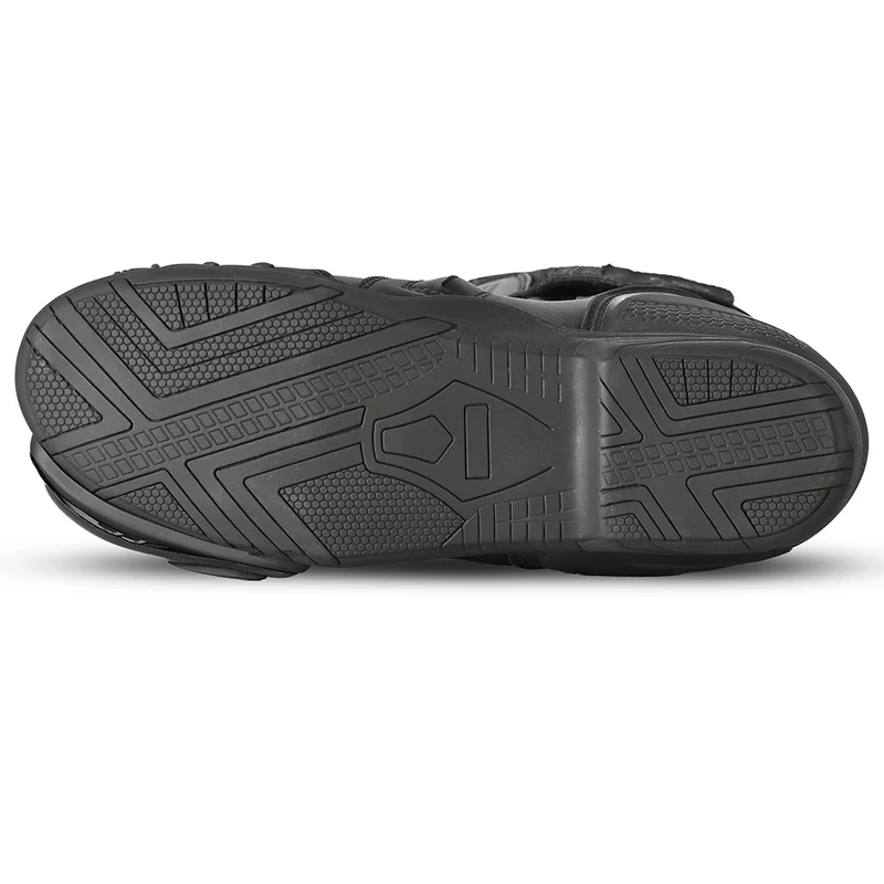 SHUA SUPER TECH BOTAS DE MOTO MUJER CARRERAS NEGRO ROSA