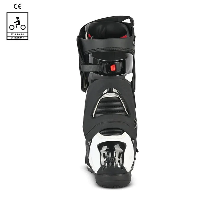 BELA RACE PRO (R-6) BOTAS DE MOTO PIEL NEGRO BLANCO