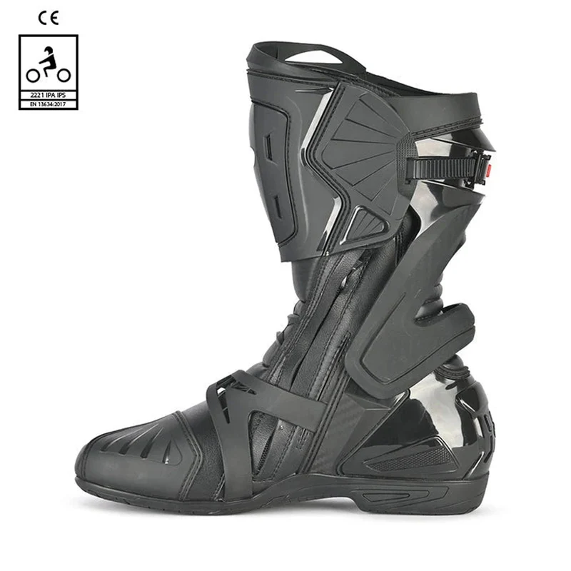 BELA RACE PRO (R-6) BOTAS DE MOTO PIEL NEGRO