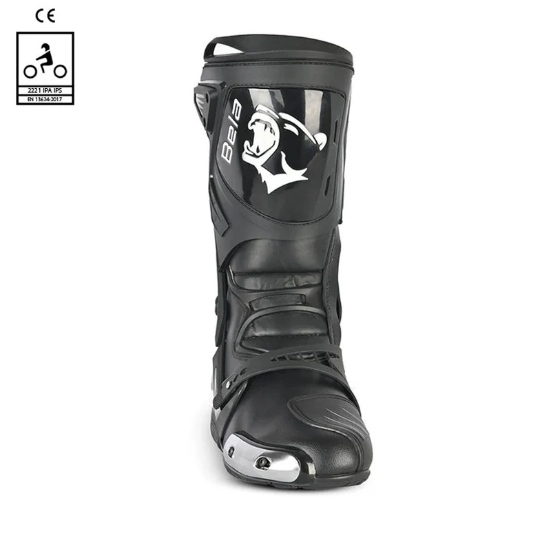 BELA RACE PRO (R-6) BOTAS DE MOTO PIEL NEGRO