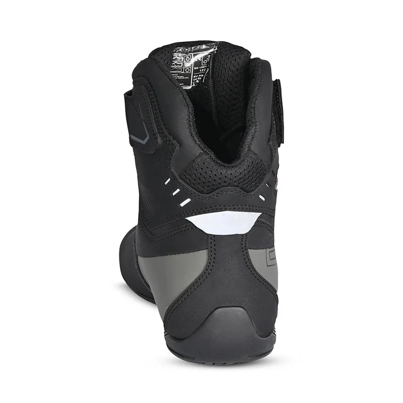 BELA BLAZE PIEL BOTAS DE MOTO DE HOMBRE NEGRO GRIS