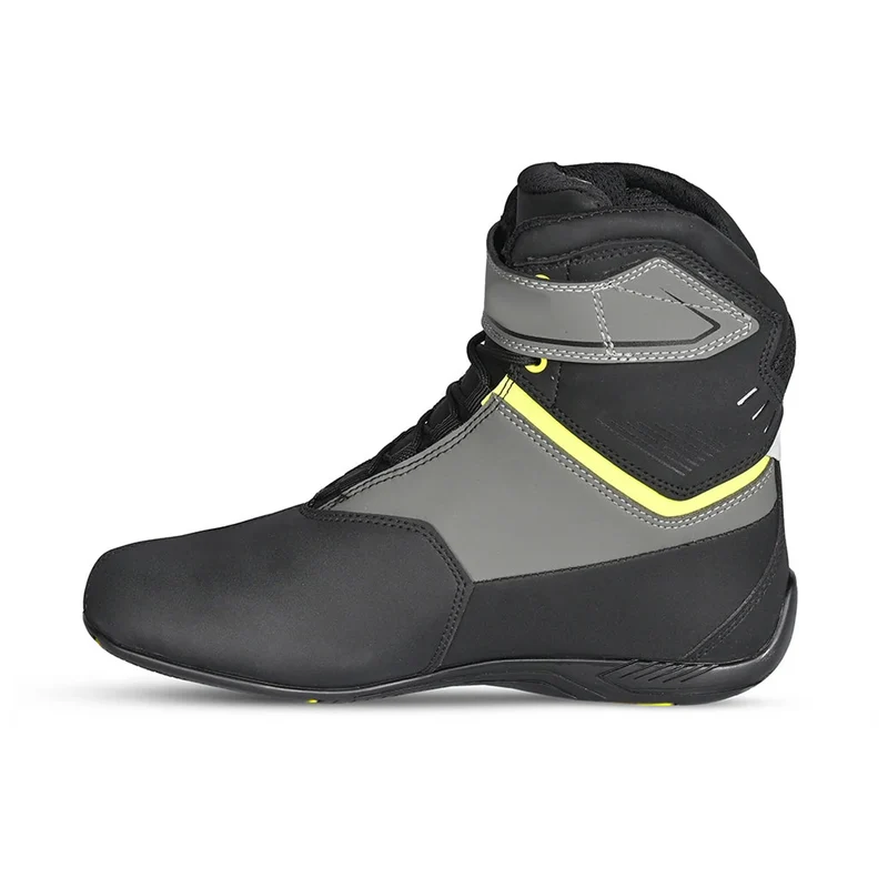 BELA BLAZE MAN BOTAS DE MOTO PIEL NEGRO AMARILLO FLOUR