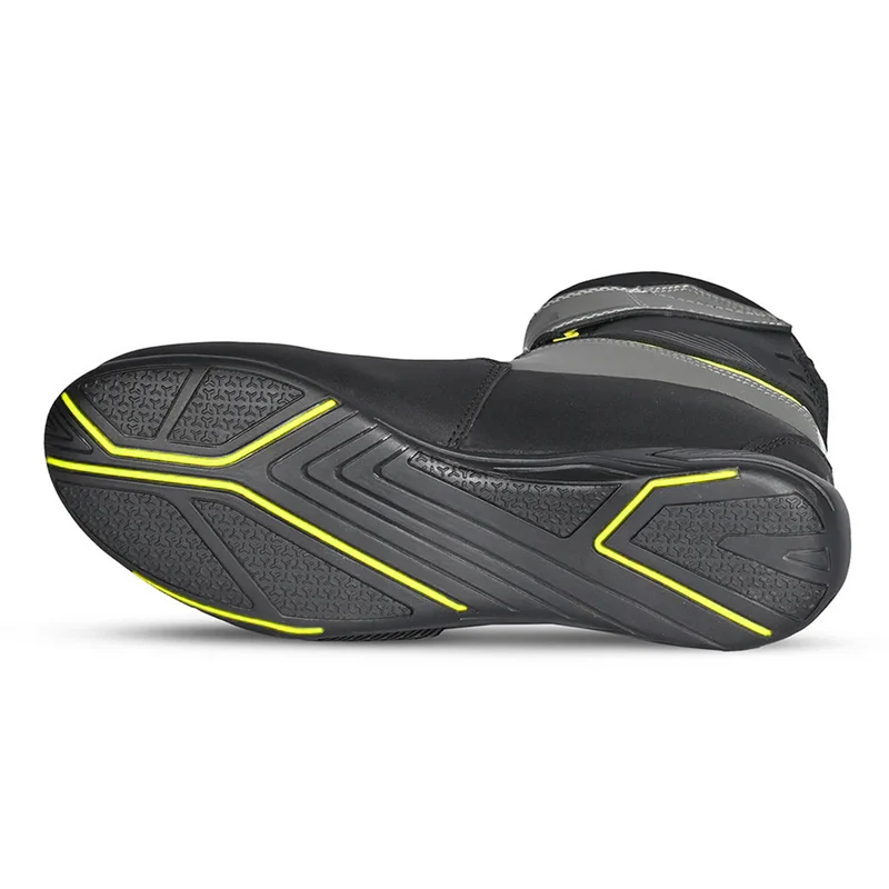 BELA BLAZE MAN BOTAS DE MOTO PIEL NEGRO AMARILLO FLOUR