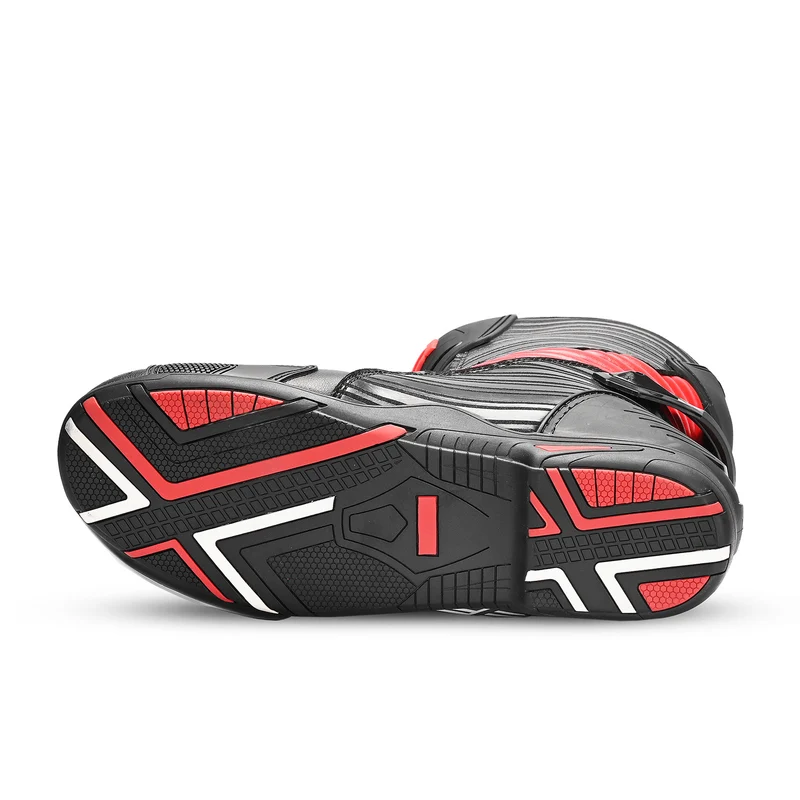 BELA AIR RIDER GP-1 BOTAS DE MOTO RACING NEGRO GRIS ROJO