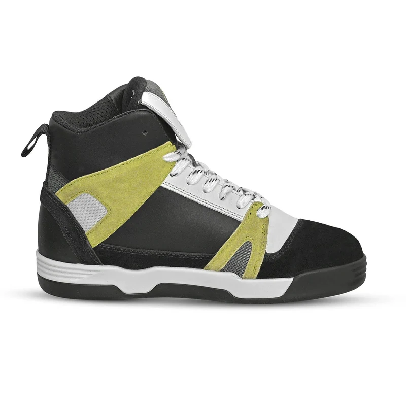 BELA ROVER BOTAS DE MOTO URBANAS DE HOMBRE NEGRO BLANCO AMARILLO FLOUR