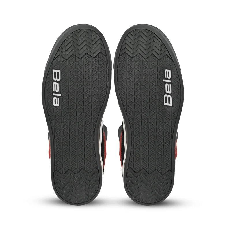 BELA ROVER BOTAS DE MOTO URBANAS DE HOMBRE NEGRO BLANCO ROJO