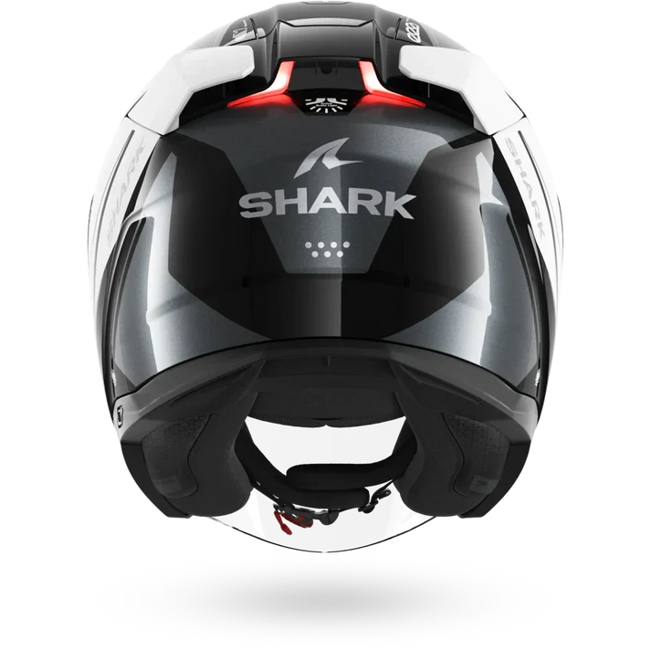 SHARK SKWAL i3 JET MEKARIUM CASCO DE MOTO BLANCO CHROMO NEGRO