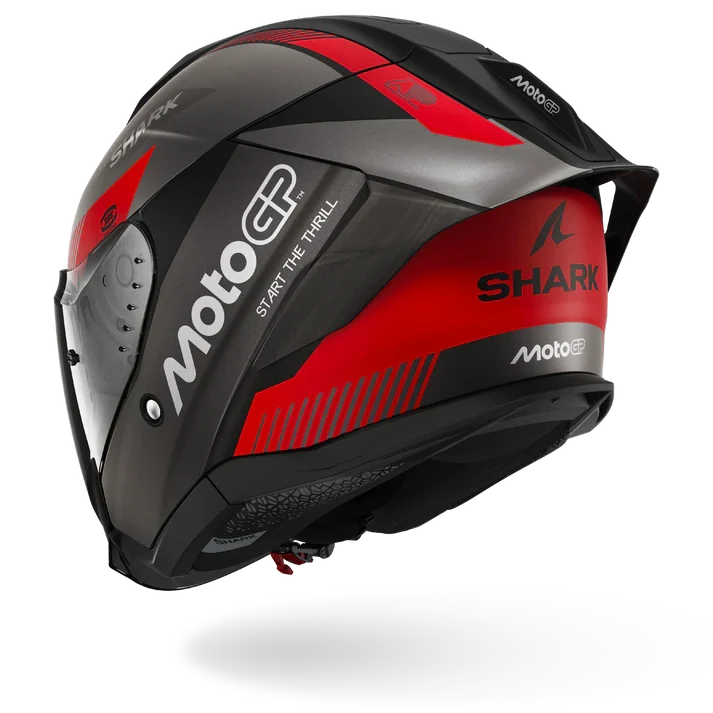 SHARK SKWAL JET CUP MOTOGP MAT CASCO DE MOTO JET NEGRO ANTRACITE ROJO