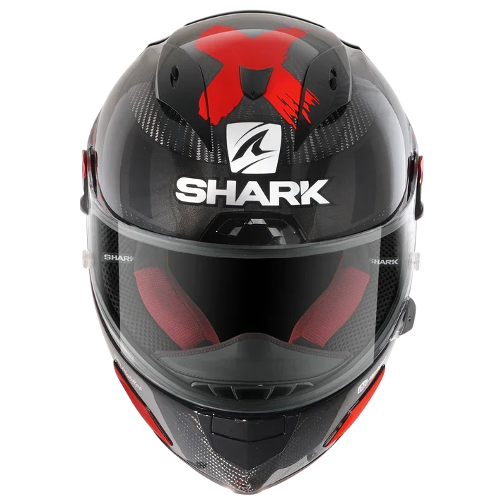 SHARK RACE-R PRO GP CASCO DE MOTO ROJO ANTRACITE CARBONO