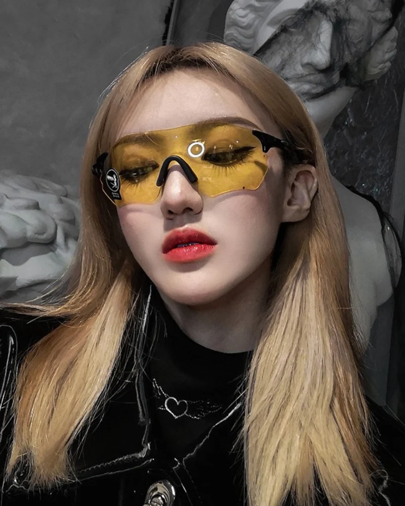 Cyberpunk Future Sci-Fi Y2K Sunglasses