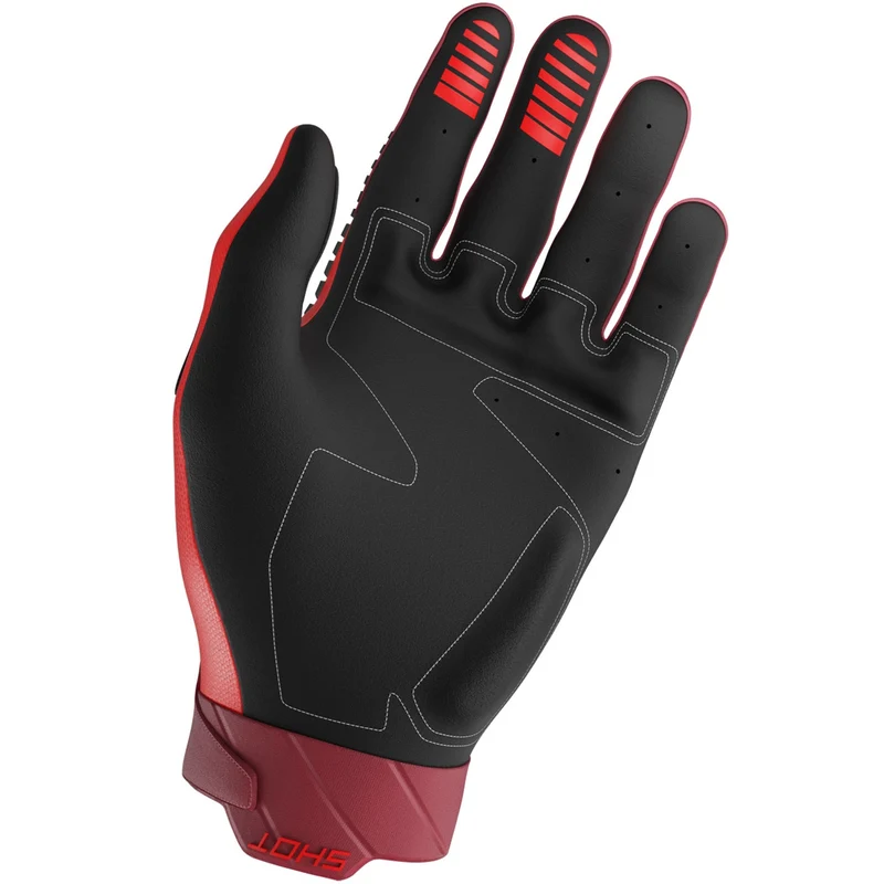SHOT CORE GUANTES DE MOTO ROJO