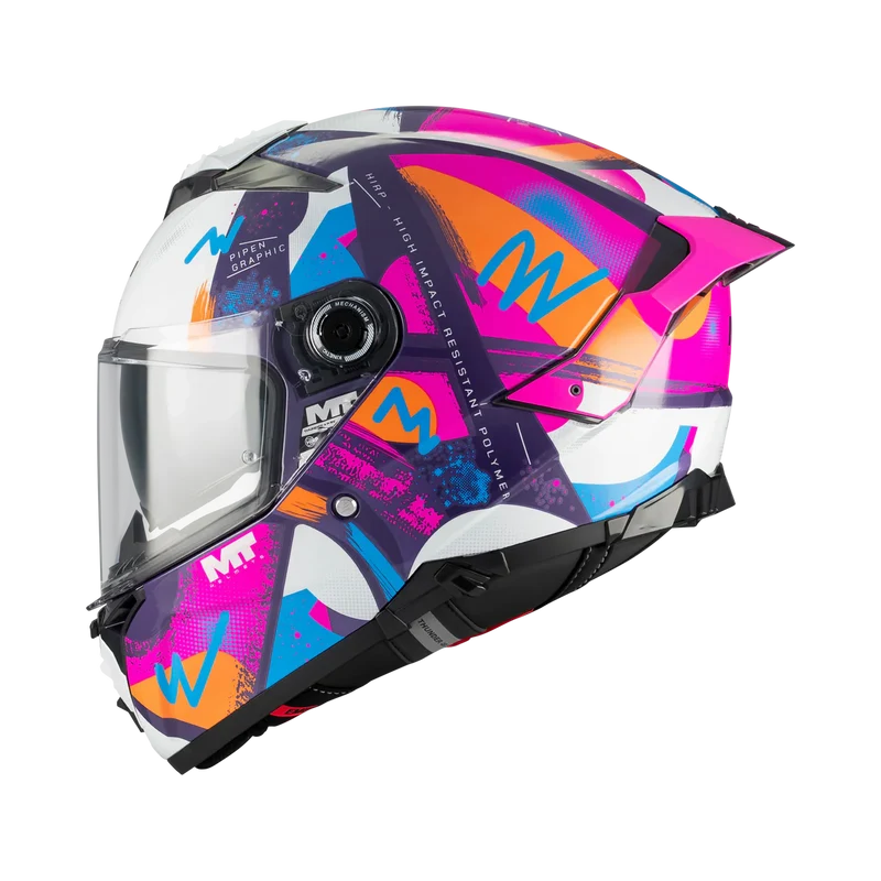 MT FF118BSV THUNDER 4 R SV PIPEN CASCO DE MOTO C8 GLOSS
