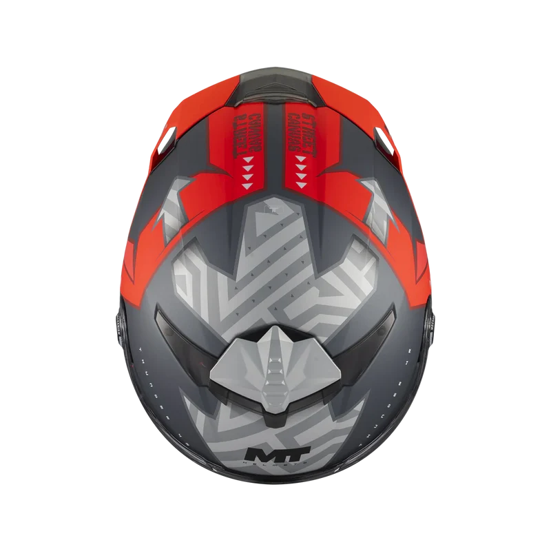 MT FF118BSV THUNDER 4 R SV CANVAS CASCO DE MOTO C5 MATT