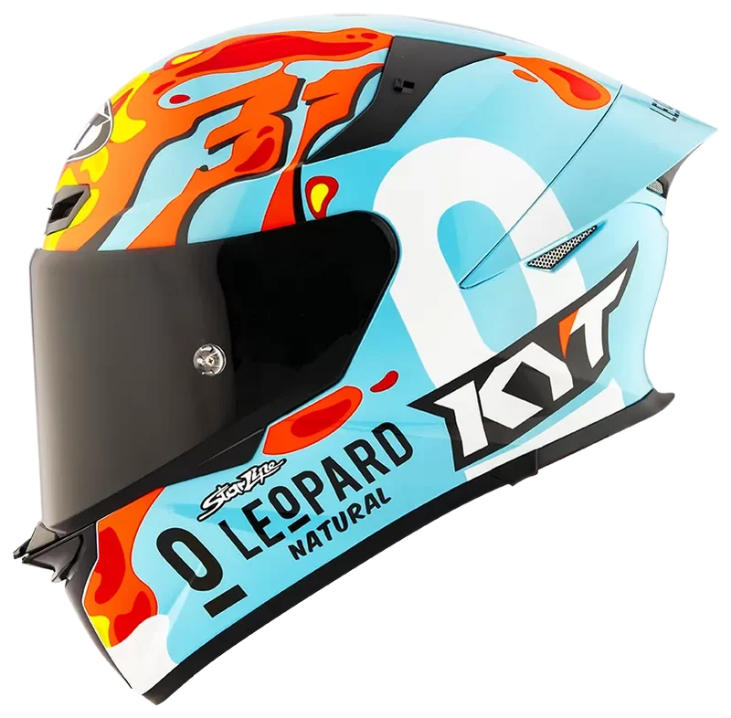 KYT TT-REVO REPLICA LEOPARD ARAGON /E06 CASCO INTEGRAL