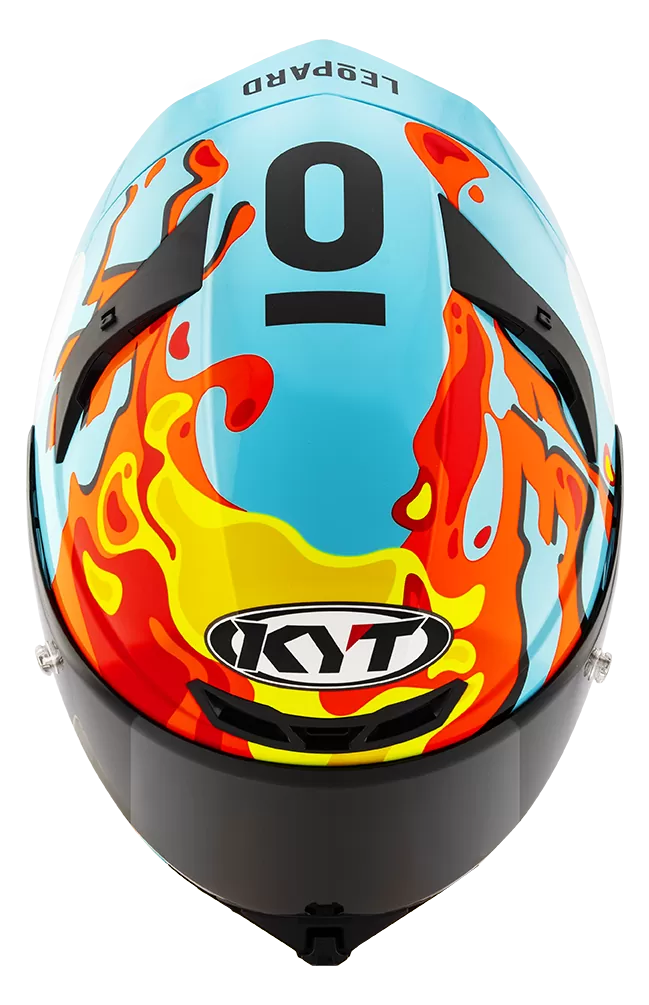 KYT TT-REVO REPLICA LEOPARD ARAGON /E06 CASCO INTEGRAL
