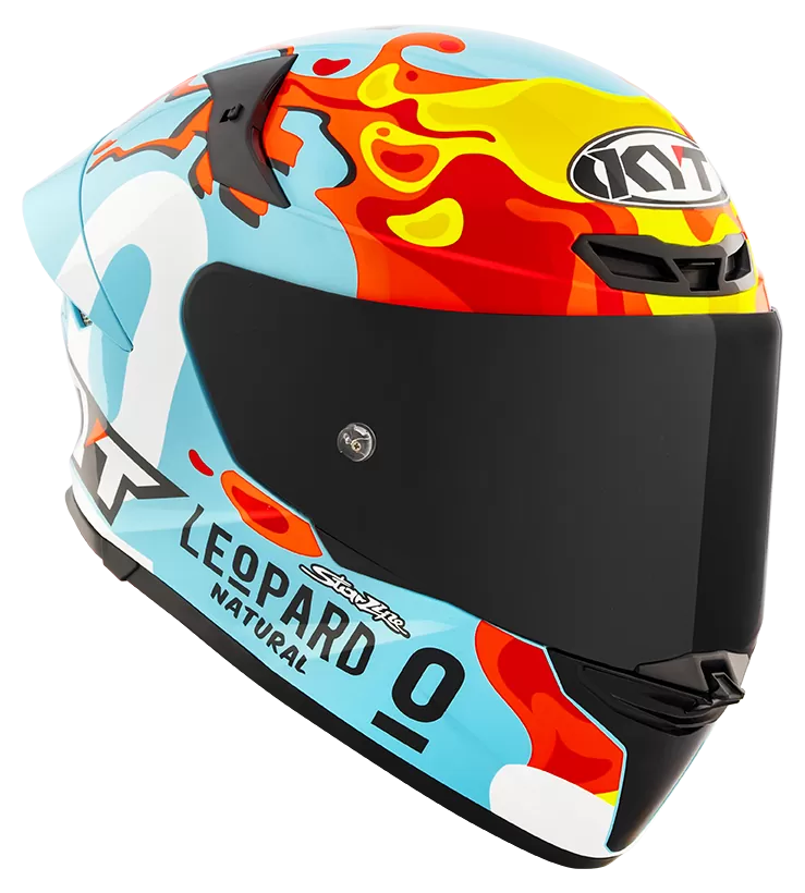 KYT TT-REVO REPLICA LEOPARD ARAGON /E06 CASCO INTEGRAL