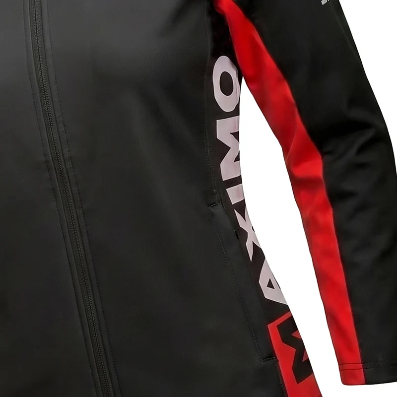 MAXIMO ZIPPER HOODIE MUJER SUBIMATION NEGRO
