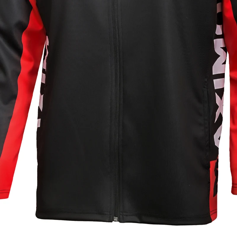 MAXIMO ZIPPER HOODIE HOMBRE SUBIMATION NEGRO