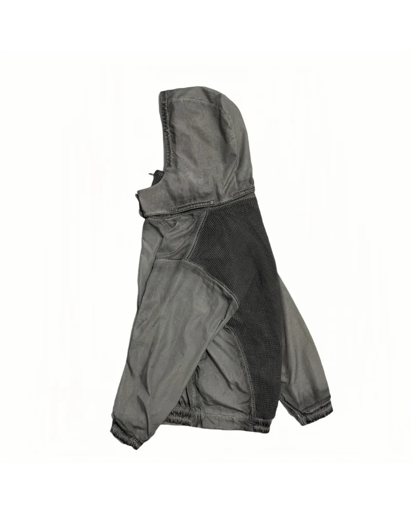 Steampunk Post-Apocalyptic Outdoor Distressed Stand Collar Hoodie
