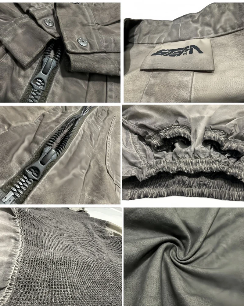 Steampunk Post-Apocalyptic Outdoor Distressed Stand Collar Hoodie