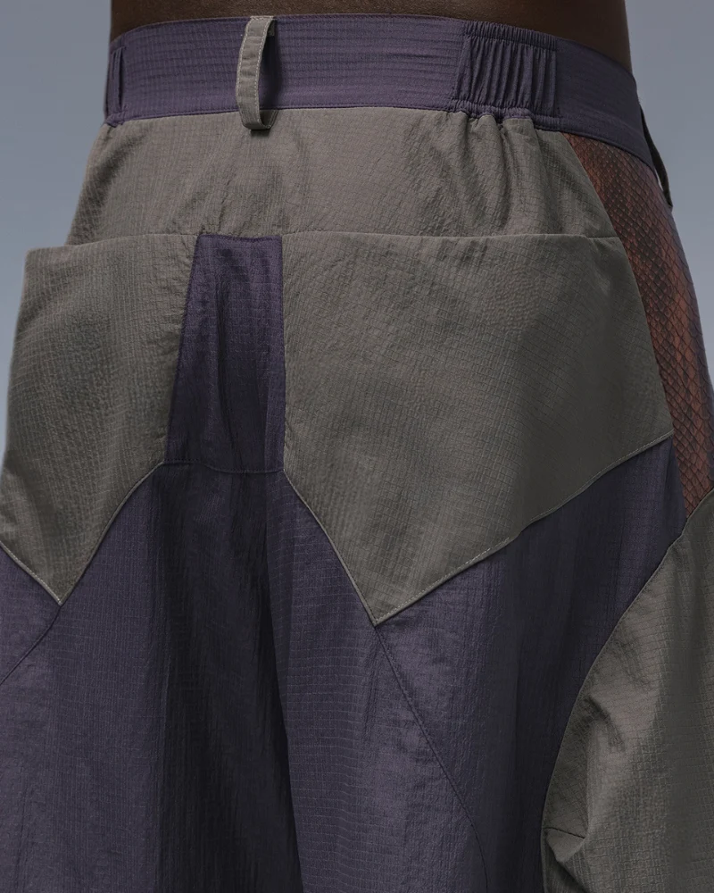 XIPHEVIL Cyberpunk Street-Style Star Arc Cocoon Pocket Shorts - Men