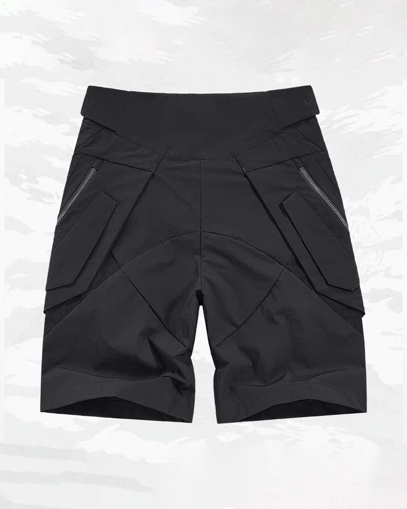 Functional Zipper Pockets Cargo Shorts