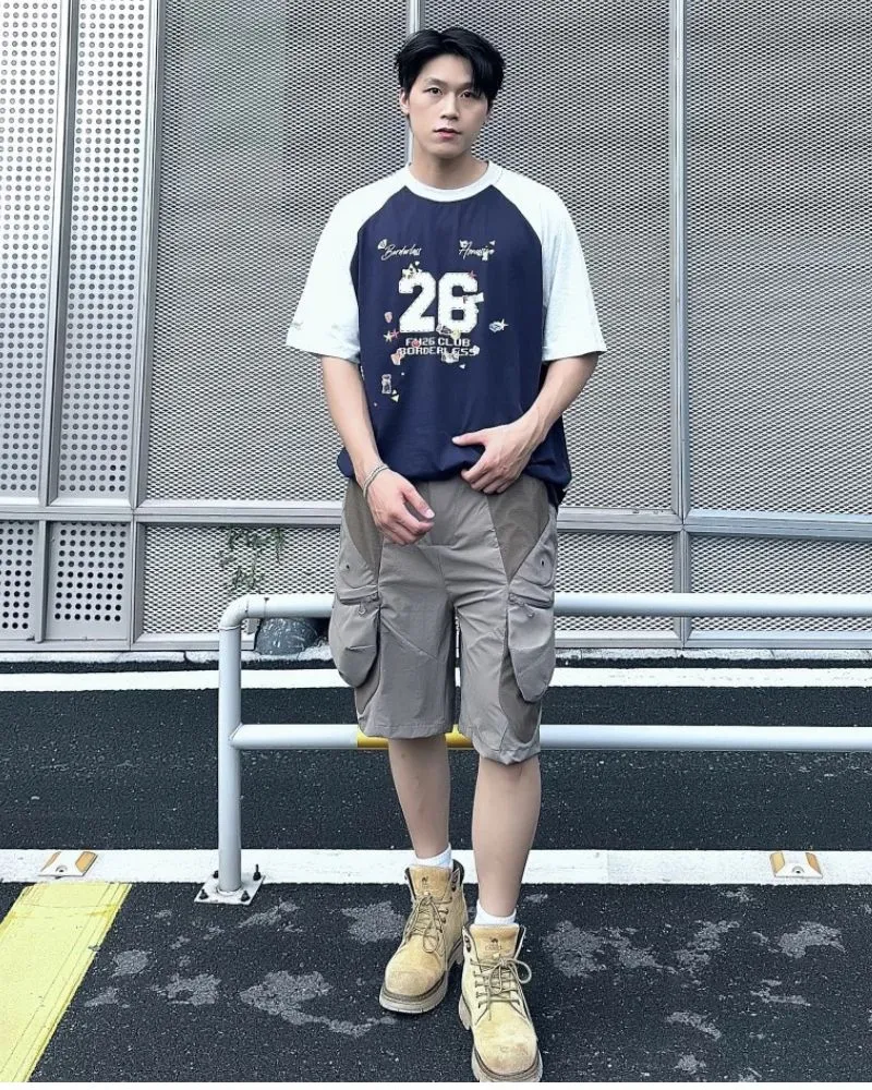 Functional Zipper Pockets Cargo Shorts