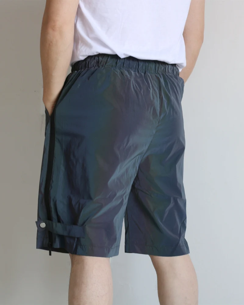 Functional Colorful Reflective Cargo Shorts